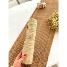 رانر مدل حصیری wicker سایز 150x30 سانتی‌متر