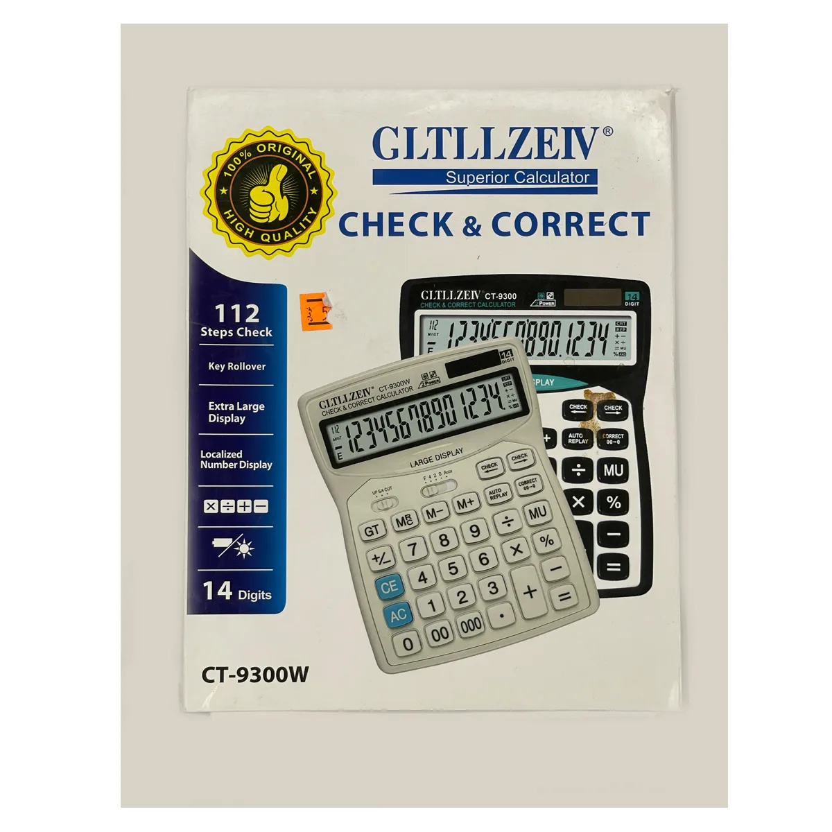ماشین حساب جی ال تی ال ال زیو مدل CT-9300W