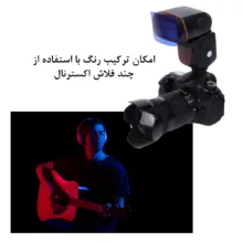 فیلتر فلاش اکسترنال مدل Gels Transparent Color مجموعه 20 عددی