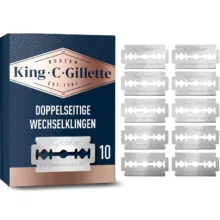 تیغ یدک ژیلت مدل King.C Double Edge بسته 10 عددی