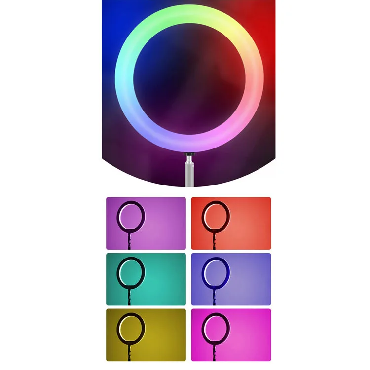 رینگ لایت مدل rgb mj26 کد 196