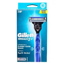 خود تراش ژیلت مدل +Mach3 به همراه تیغ یدک بسته 2 عددی