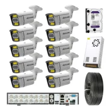 سیستم امنیتی مدل FULL KIT AHD 10 CCTV –