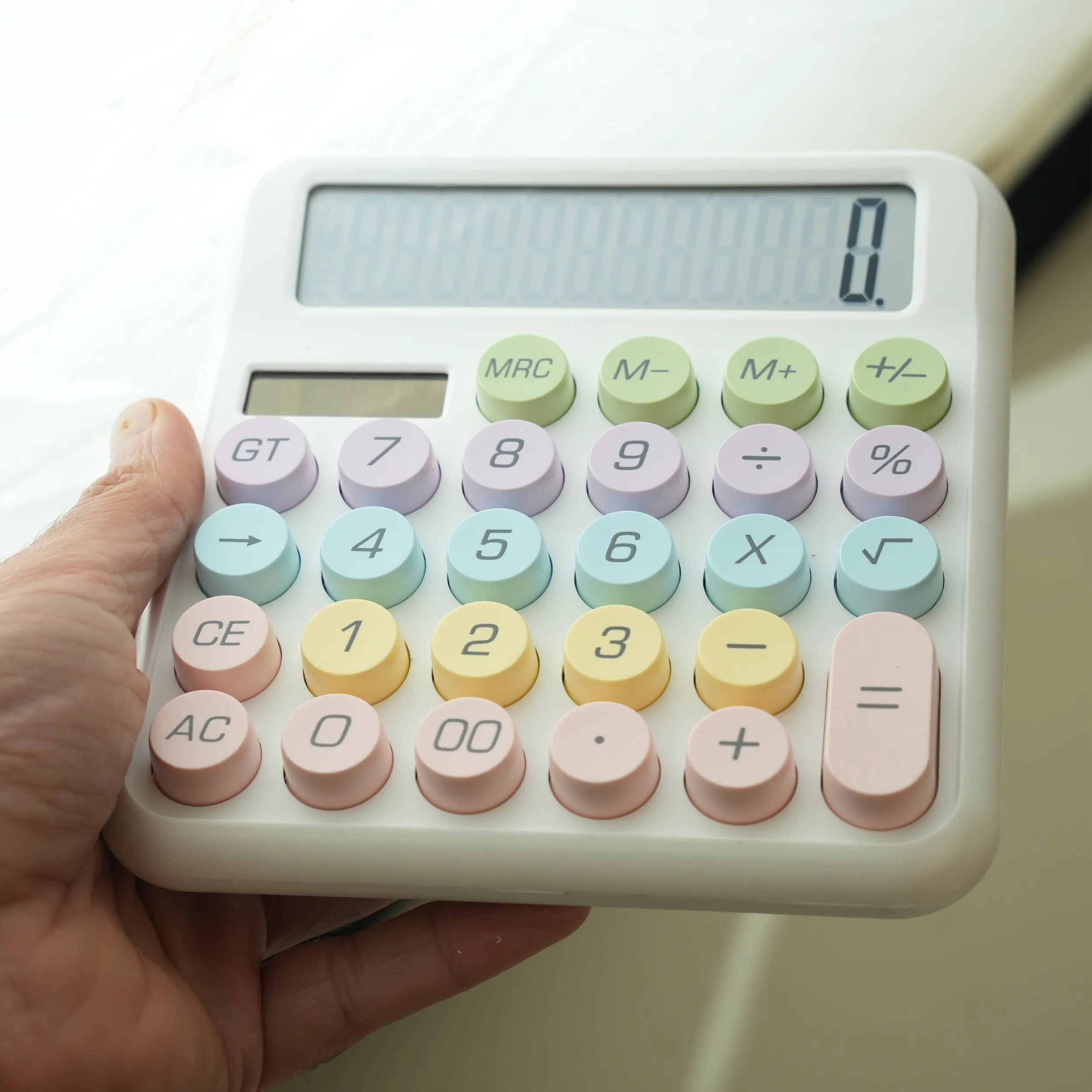 ماشین حساب رو میزی مدل خورشیدی کد KK-2208