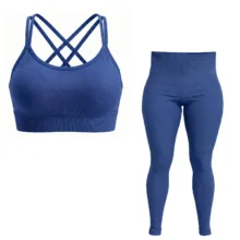 ست نیم‌تنه و لگینگ ورزشی زنانه مدل Second Skin