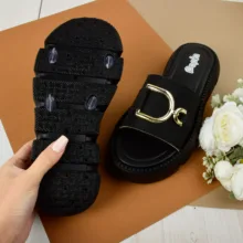دمپایی زنانه پاپیا مدل دوییچه BK.4319