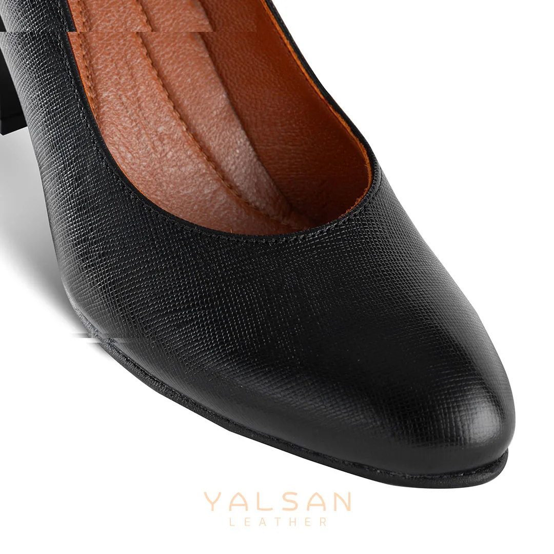 کفش زنانه چرم یلسان مدل آنا کد MSK-ANA-602-HRM