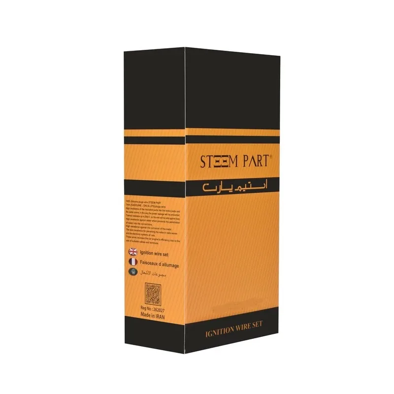 وایر شمع خودرو استیم پارت مدل 2 سیم مناسب برای ام جی 350 بسته 4 عددی