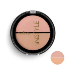 پالت رژگونه براق تاپ فیس مدل Instyle Twin شماره 004