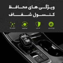 برچسب محافظ مانیتور و کنسول خودرو مولتی نانو مدل X-F1T مناسب برای ریرا مجموعه 27 عددی