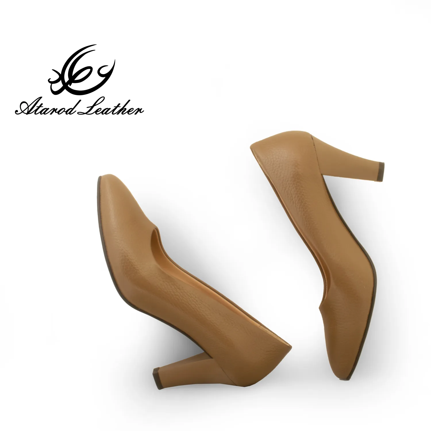 کفش زنانه چرم عطارد مدل چرم طبیعی کد SH307