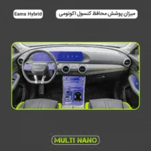 برچسب محافظ مانیتور و کنسول خودرو مولتی نانو مدل X-F1T مناسب برای لاماری ایما هیبرید مجموعه 12 عددی