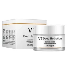کرم دور چشم بایو آکوا مدل سم مار وزن 30 گرم به همراه کرم آبرسان بایو آکوا مدل V7 DEEP HYDRATION حجم 50 میلی لیتر
