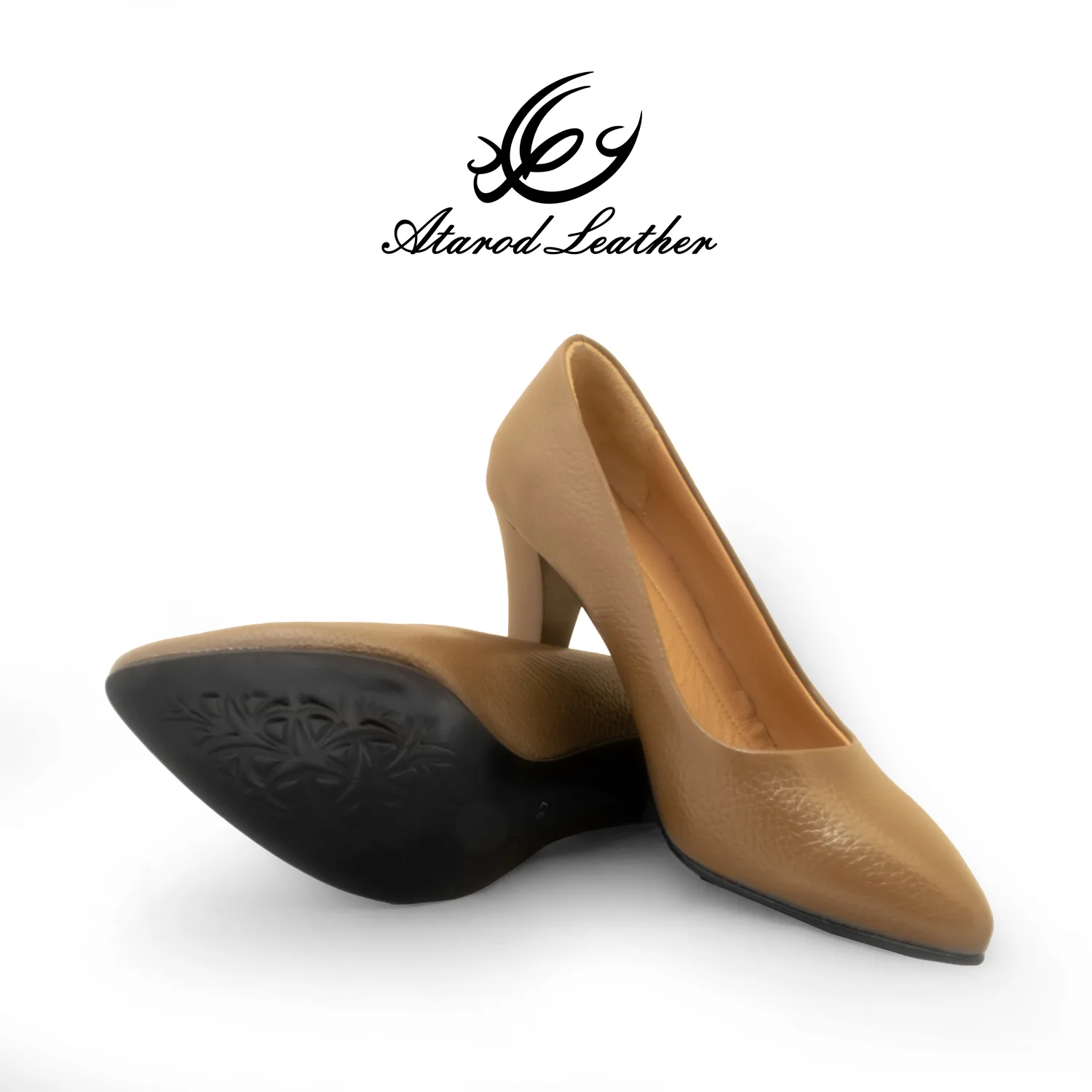 کفش زنانه چرم عطارد مدل چرم طبیعی کد SH307