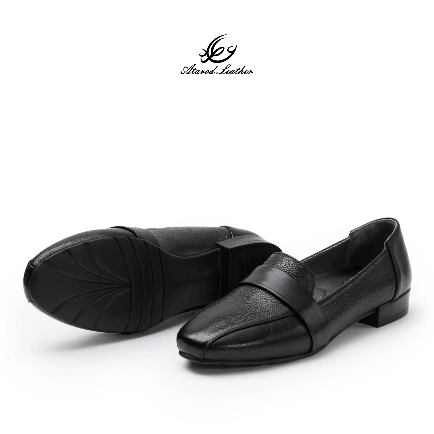 کفش زنانه چرم عطارد مدل چرم طبیعی کد SH347