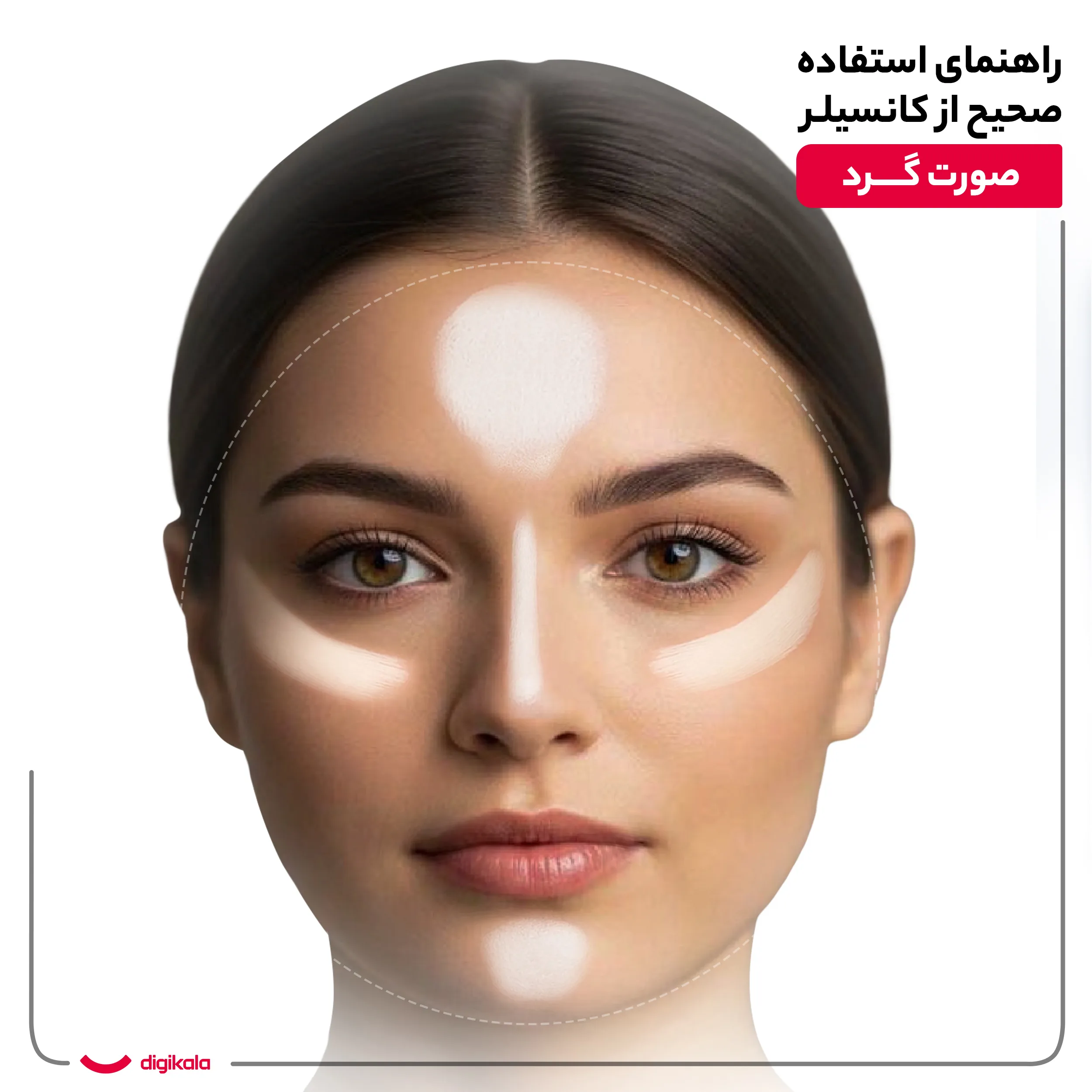 کانسیلر دیفکتو مدل professional شماره 1