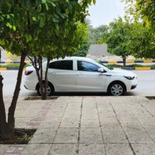 آرم گلگیر خودرو رهام مدل AR0038 طرح TURBO بسته 2 عددی