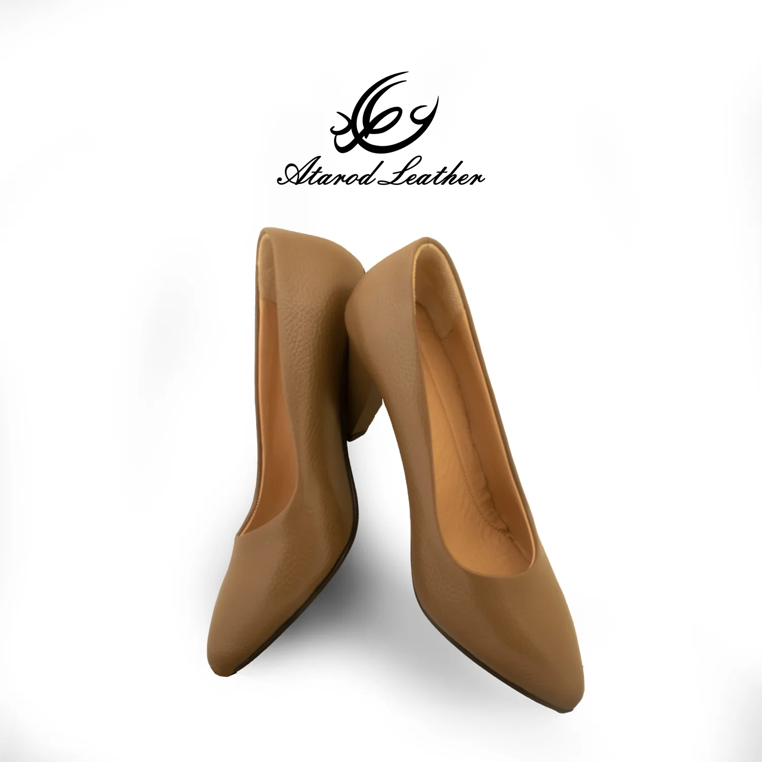 کفش زنانه چرم عطارد مدل چرم طبیعی کد SH307