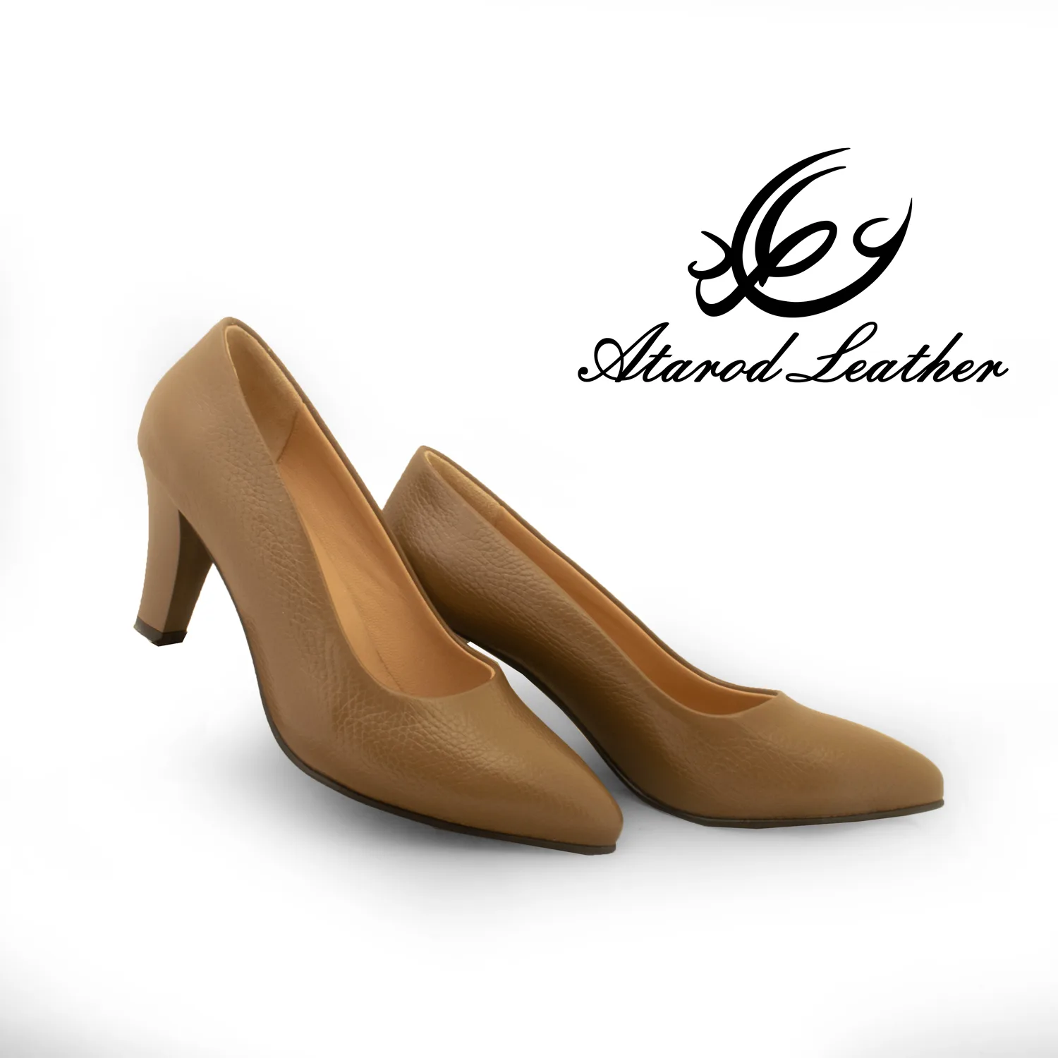 کفش زنانه چرم عطارد مدل چرم طبیعی کد SH307