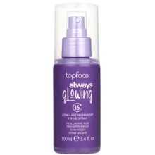 اسپری تثبیت کننده آرایش صورت تاپ‌ فیس مدل GLOWING حجم 100 میلی لیتر