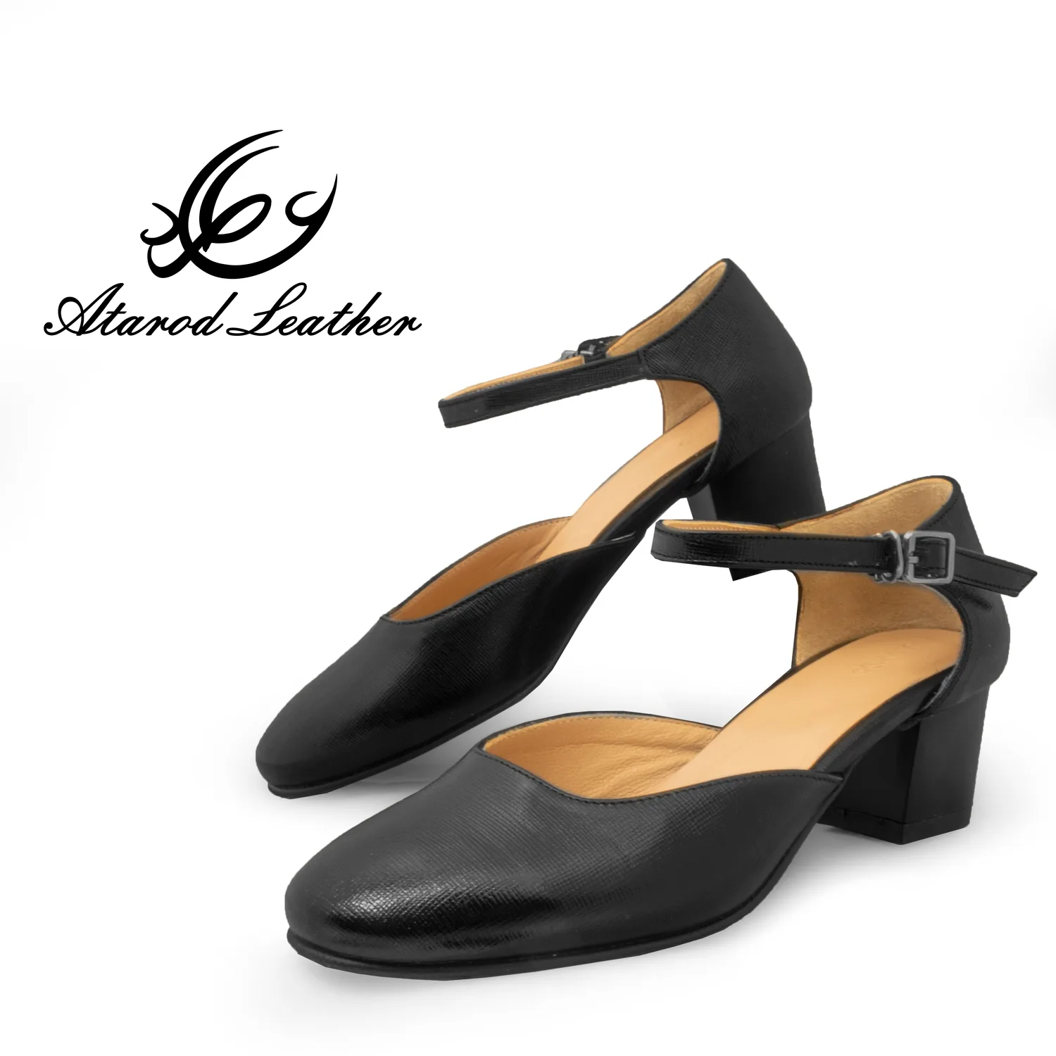 کفش زنانه چرم عطارد مدل چرم طبیعی کد SH308