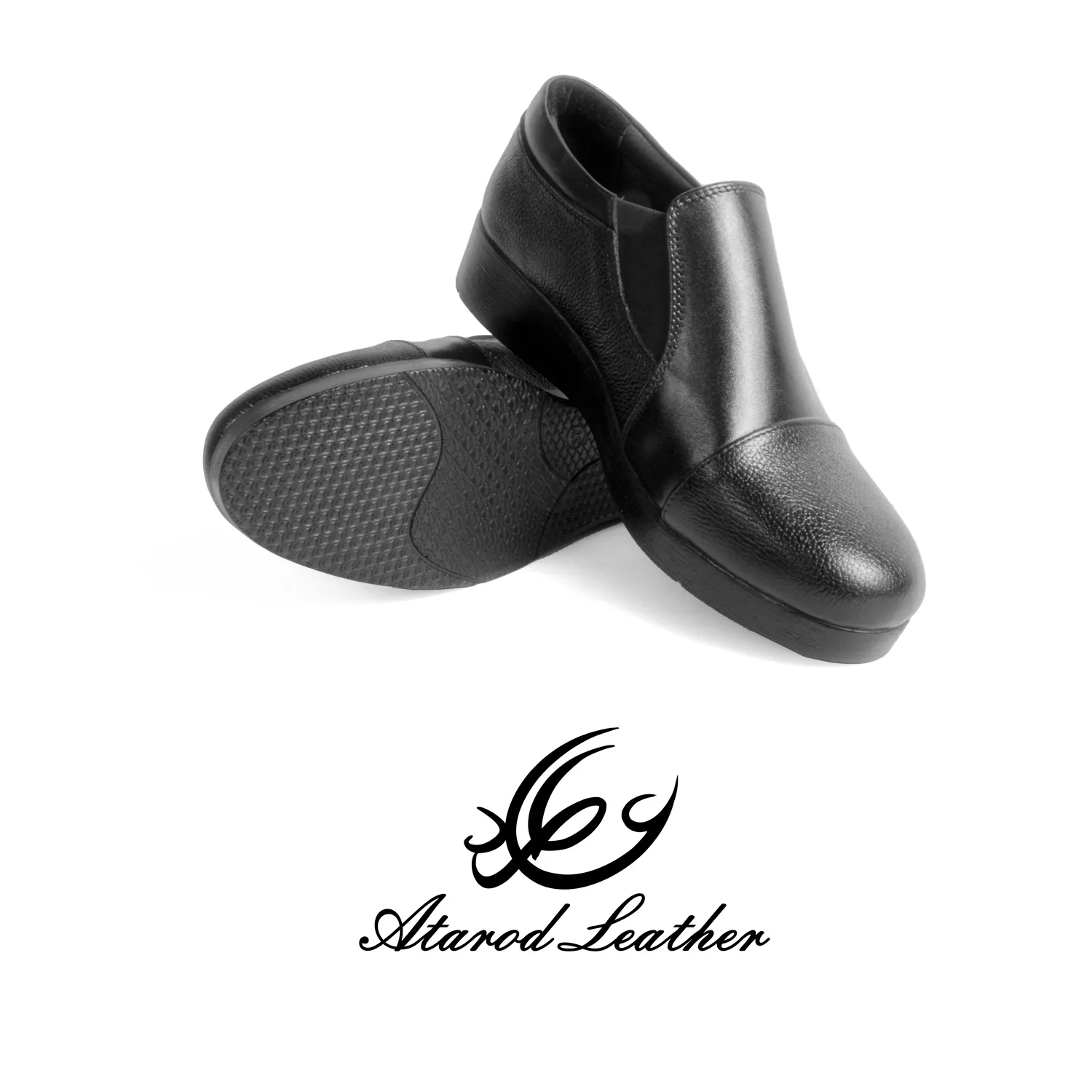 کفش طبی زنانه چرم عطارد مدل چرم طبیعی کد SH159
