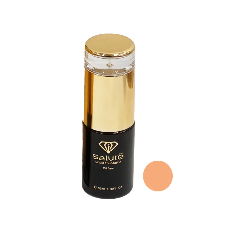 کرم پودر مایع SPF25 سالوته پرو مدل OIL FREE شماره 511 مناسب برای انواع پوست حجم 35 میلی‌لیتر