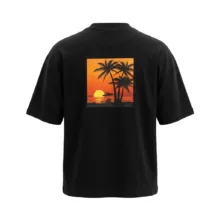 ست تی‌شرت آستین کوتاه و شلوار زنانه مدل beach