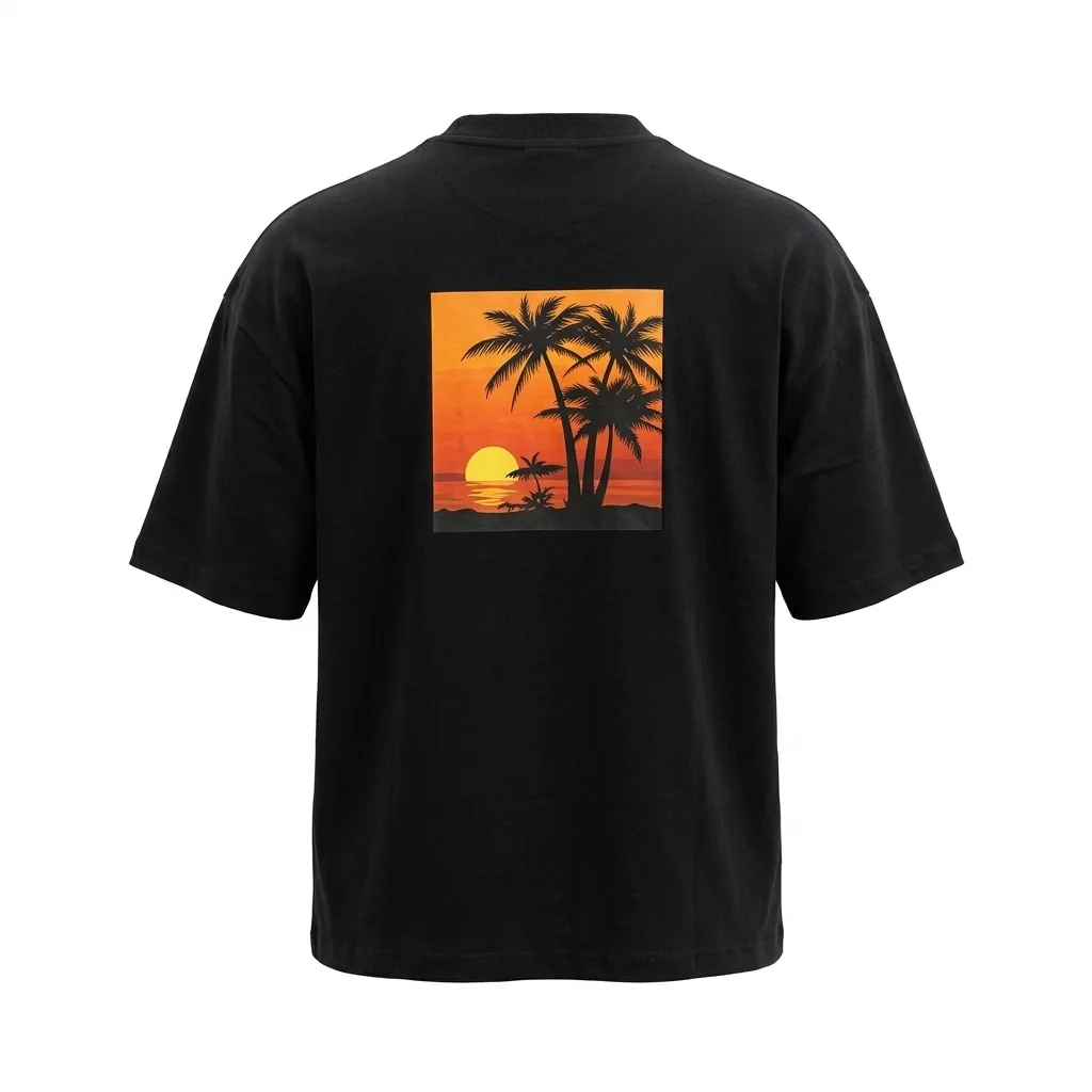 ست تی‌شرت آستین کوتاه و شلوار زنانه مدل beach