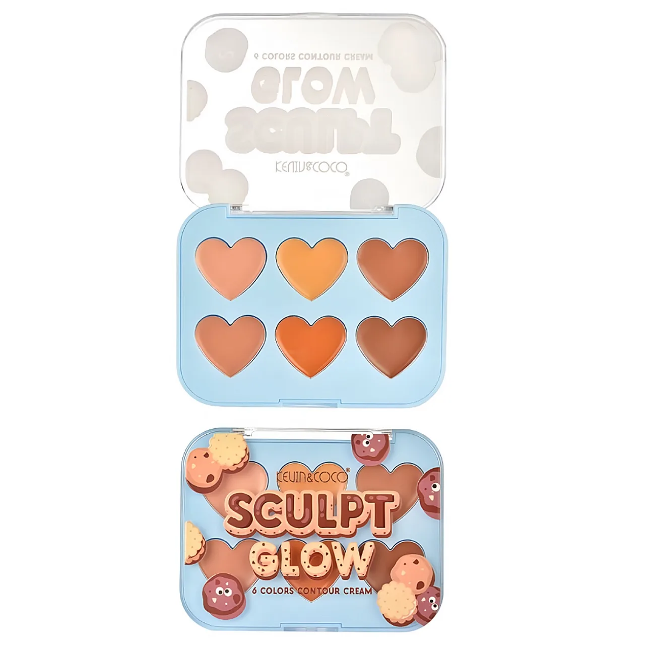 پالت کانتور کوین اند کوکو مدل soft taupe شماره 02