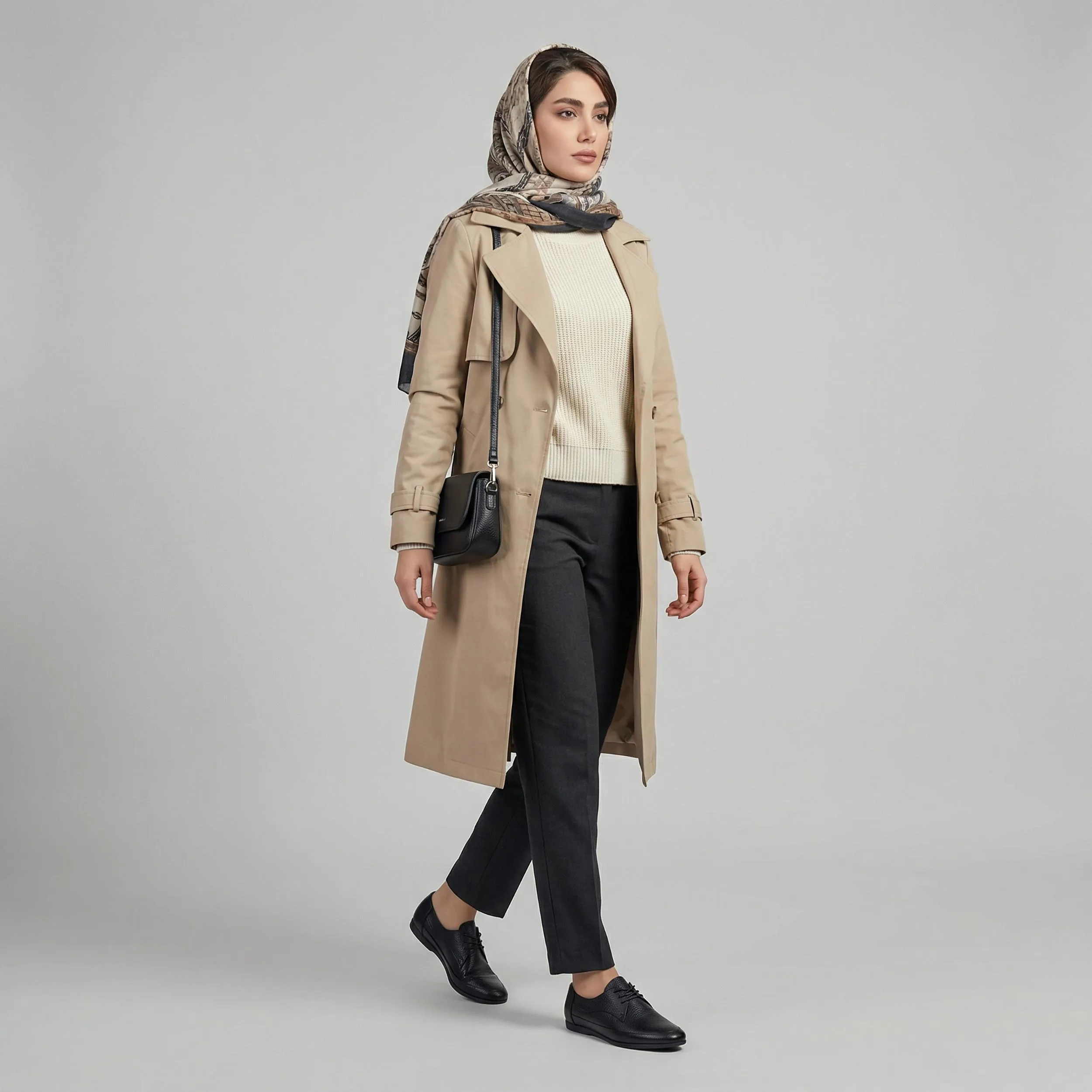 کفش زنانه چرم عطارد مدل SH197