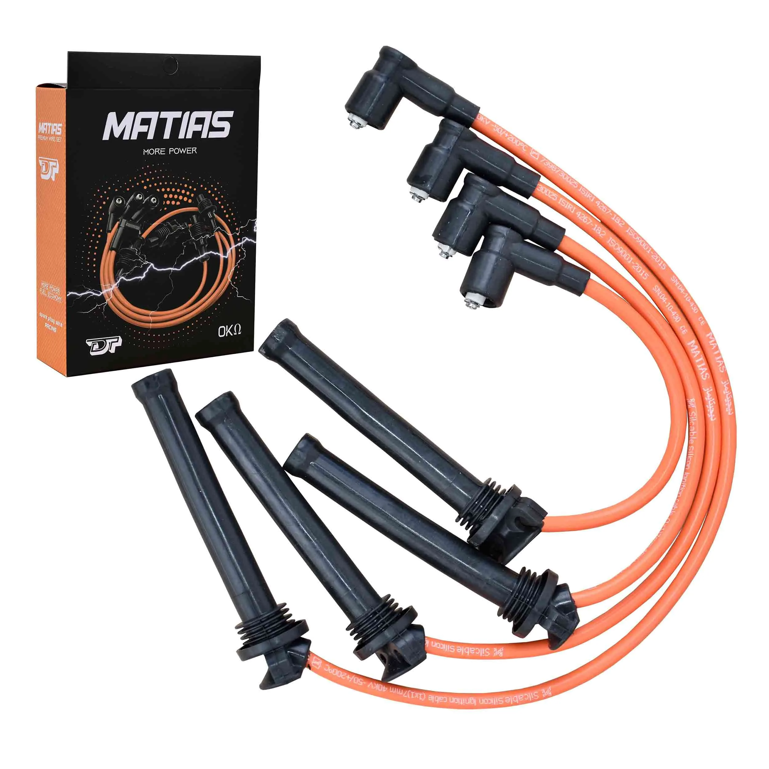 وایر شمع تقویتی ماتیاس کد 4728 مناسب برای ام وی ام X33 بسته 4 عددی