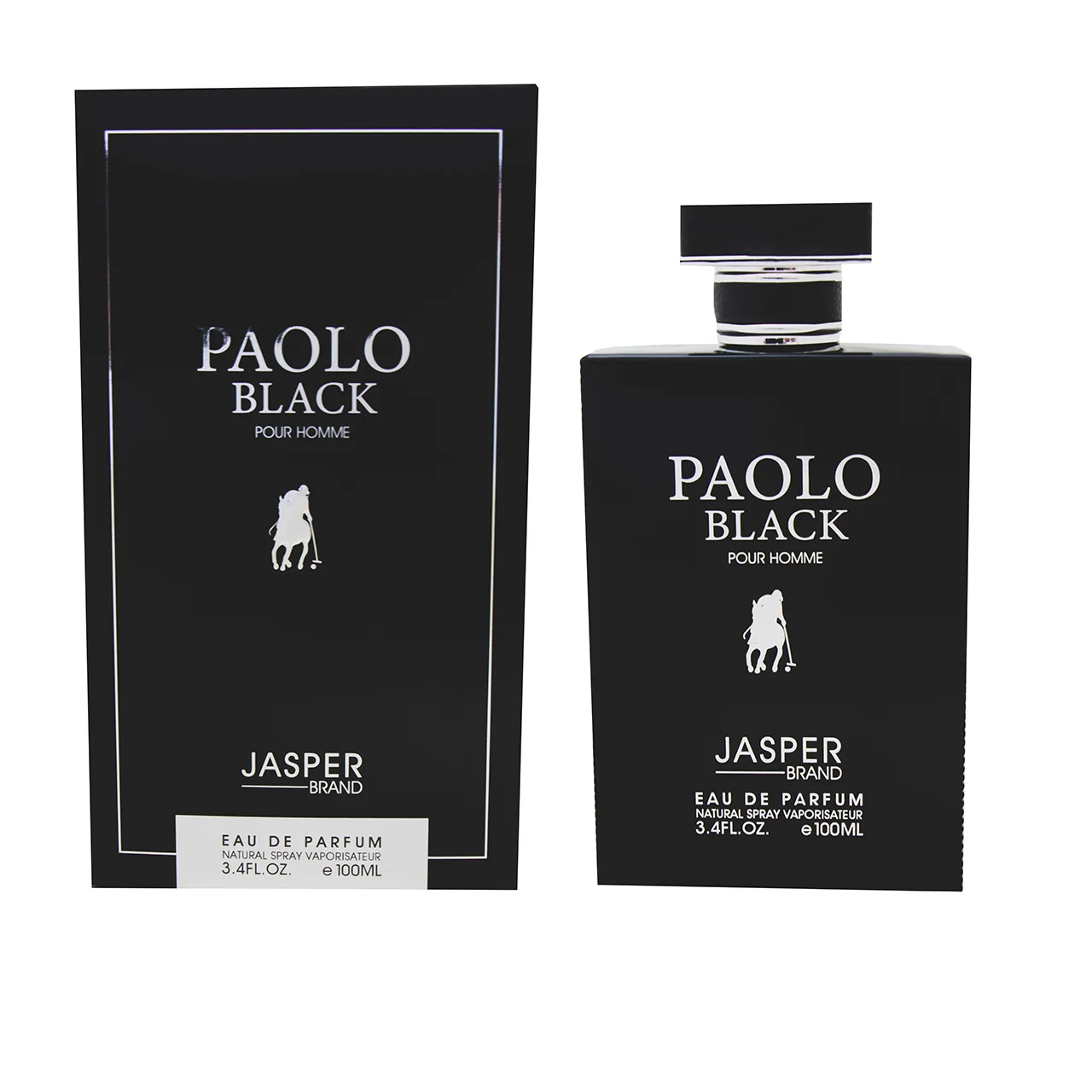 ادو پرفیوم مردانه جاسبر برند مدل Polo Black حجم 100 میلی لیتر