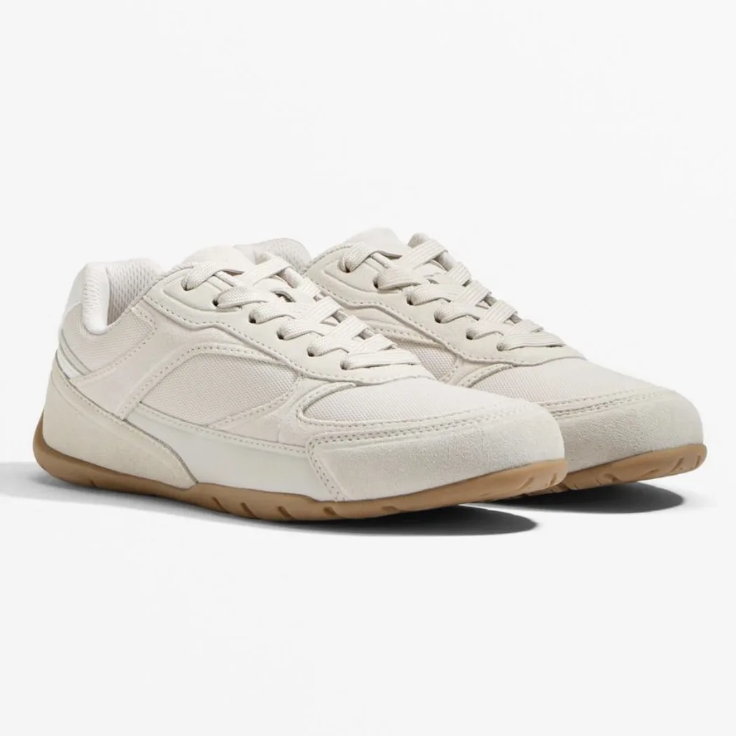 کفش طبی زنانه اویشو مدل Fabric trainers with split-leather 2025