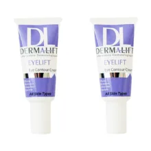 کرم دور چشم درمالیفت مدل Eyelift Eye Contour حجم 20 میلی لیتر بسته دو عددی