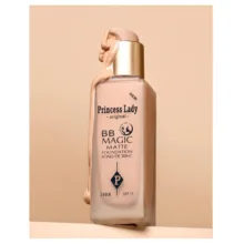 کرم پودر BB مایع spf 15 پرنسس لیدی مدل مجیک شماره 103 مناسب انواع پوست حجم 46 میلیلیتر