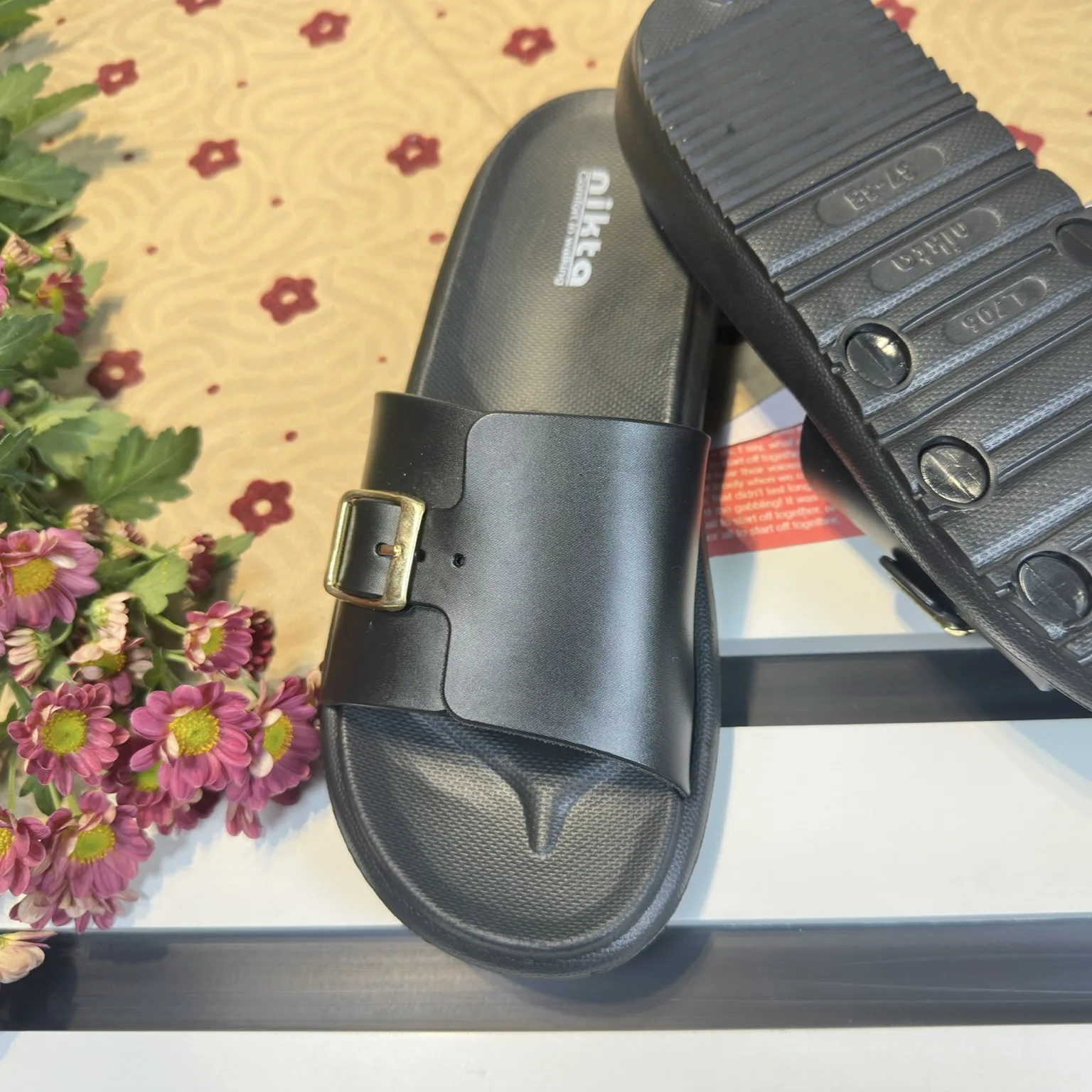 دمپایی زنانه نیکتا مدل بهار کد Bl-001