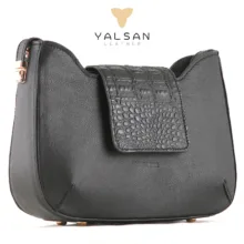 ست کیف و کفش زنانه چرم یلسان مدل راشا کد SERENA-GAN-914-msk