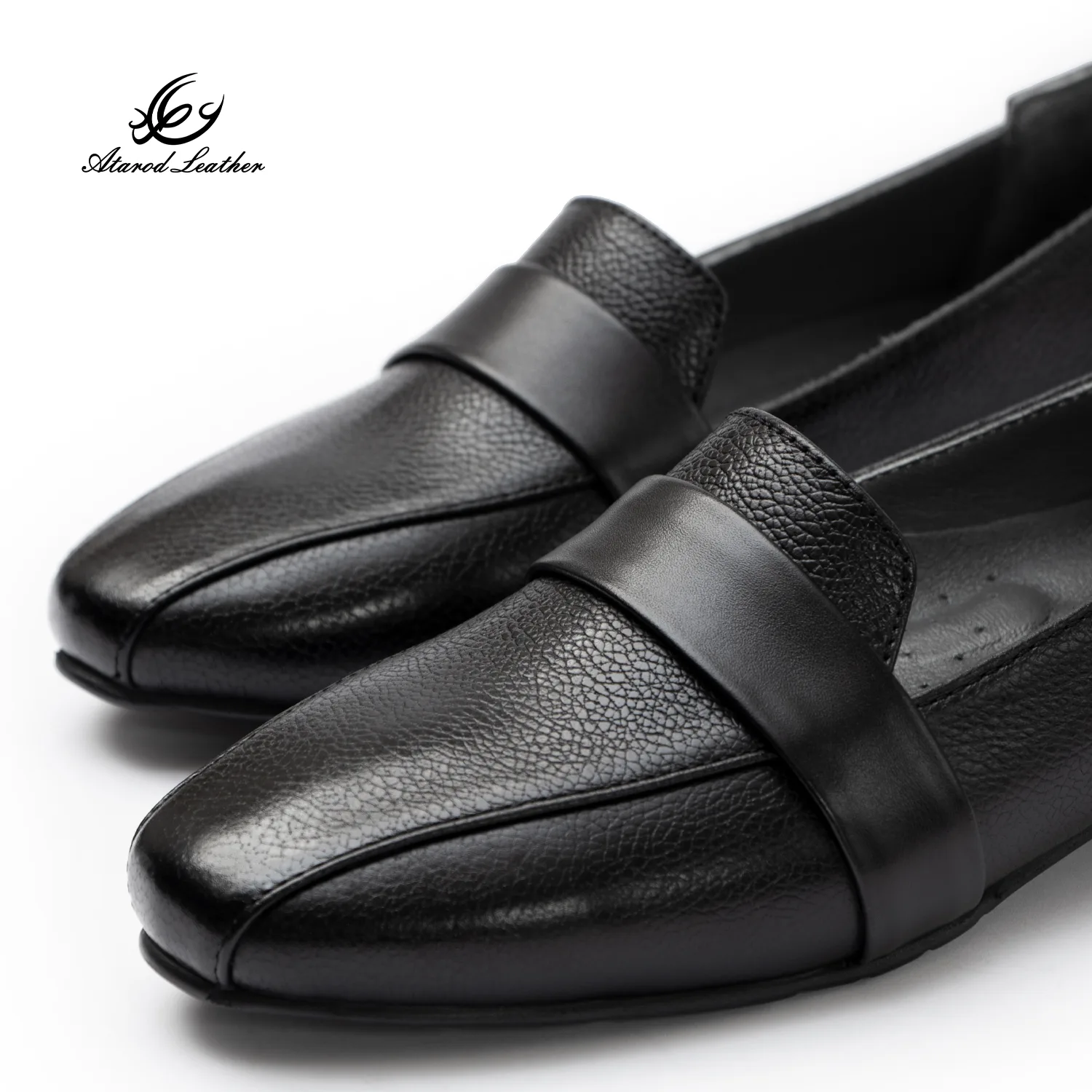 کفش زنانه چرم عطارد مدل چرم طبیعی کد SH347