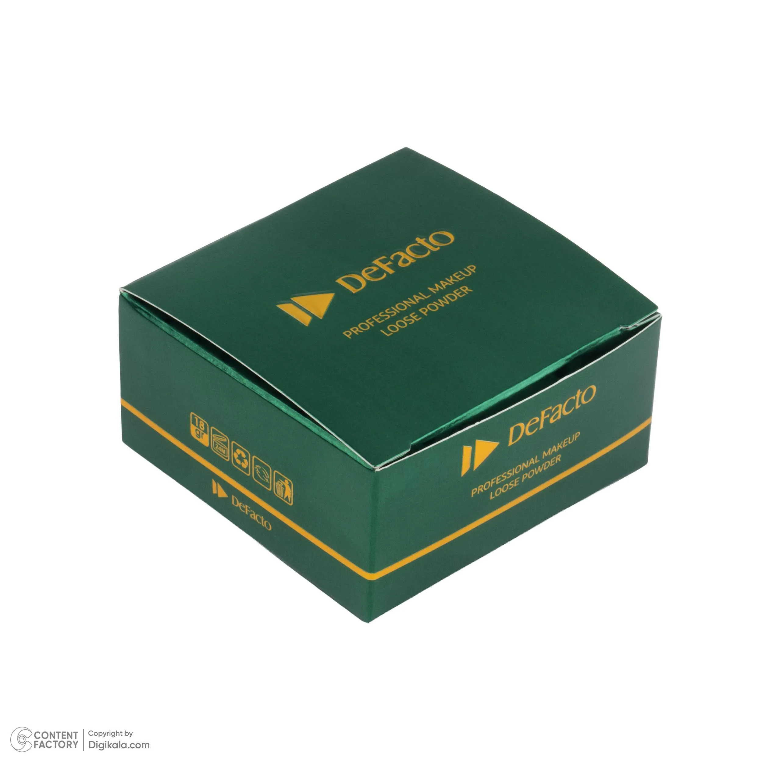 پودر تثبیت‌کننده آرایش صورت دیفکتو مدل professional وزن 18 گرم