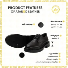 کفش زنانه چرم عطارد مدل چرم طبیعی کد SH337