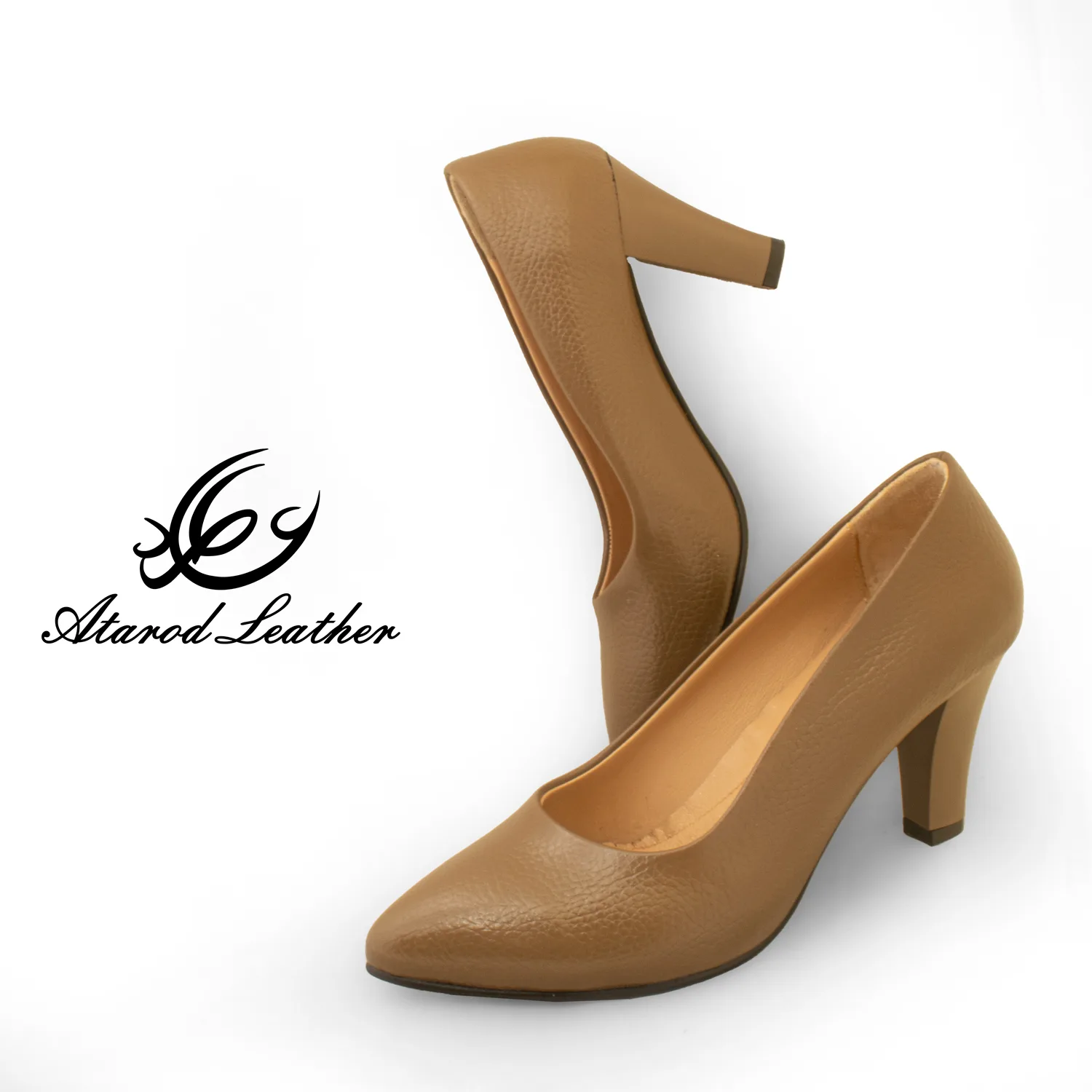 کفش زنانه چرم عطارد مدل چرم طبیعی کد SH307