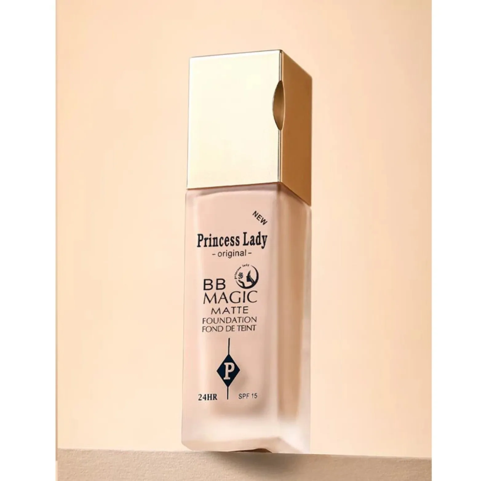 کرم پودر BB مایع spf 15 پرنسس لیدی مدل مجیک شماره 103 مناسب انواع پوست حجم 46 میلیلیتر