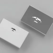 برچسب پارکابی خودرو سولگی مدل کربن کد J004 مناسب برای رنو بسته 4 عددی