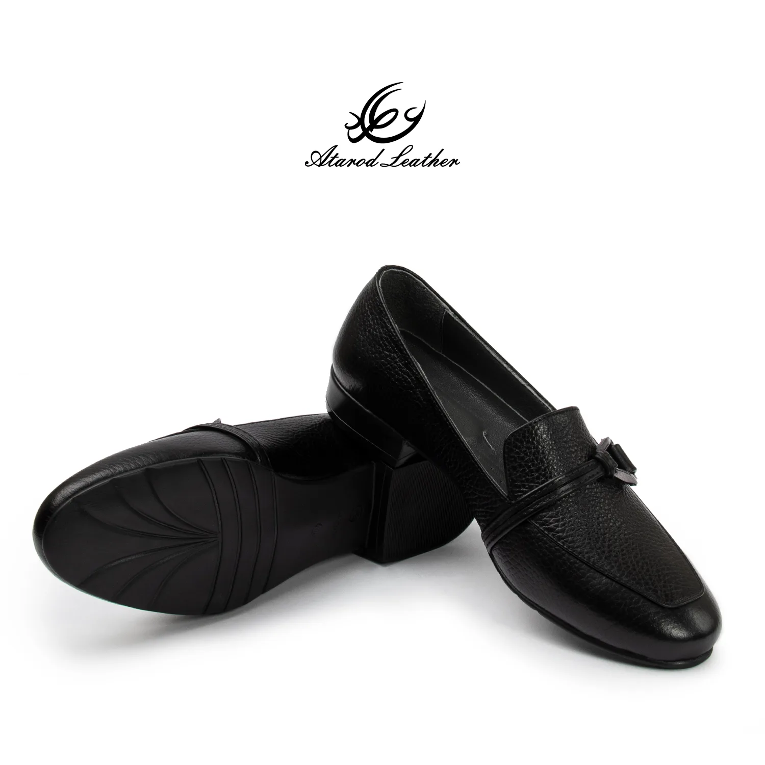 کفش زنانه چرم عطارد مدل چرم طبیعی کد SH342