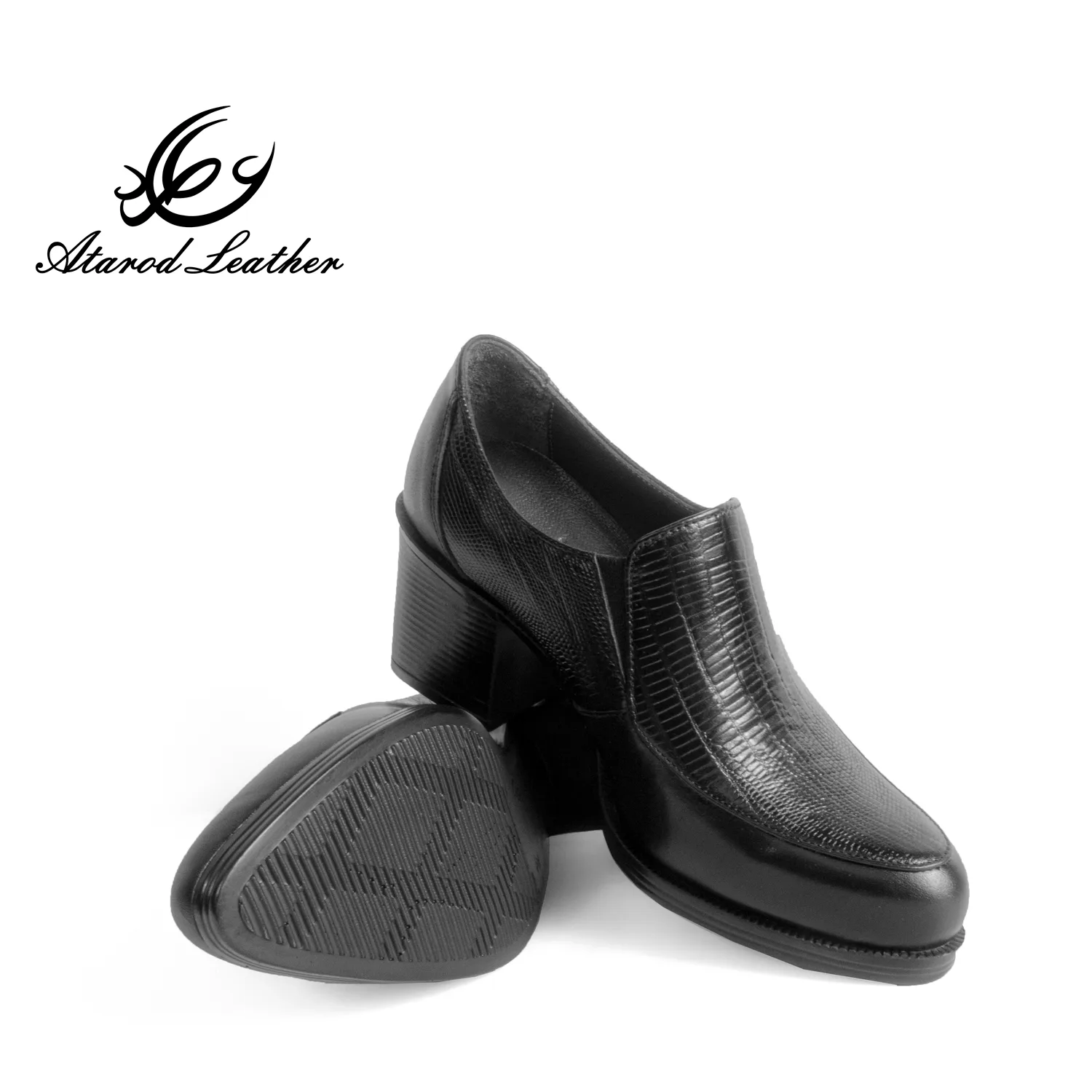 کفش زنانه چرم عطارد مدل چرم طبیعی کد SH147