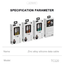 کابل تبدیل USB به USB-C جووی مدل TC120 طول 1 متر
