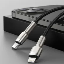 کابل تبدیل USB-C به لایتنینگ باسئوس مدل CAJK-B01 20W طول 2 متر