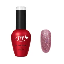لاک ژل اکلیلی ناخن اتوپیا مدل GLITTER شماره 78 رنگ صورتی