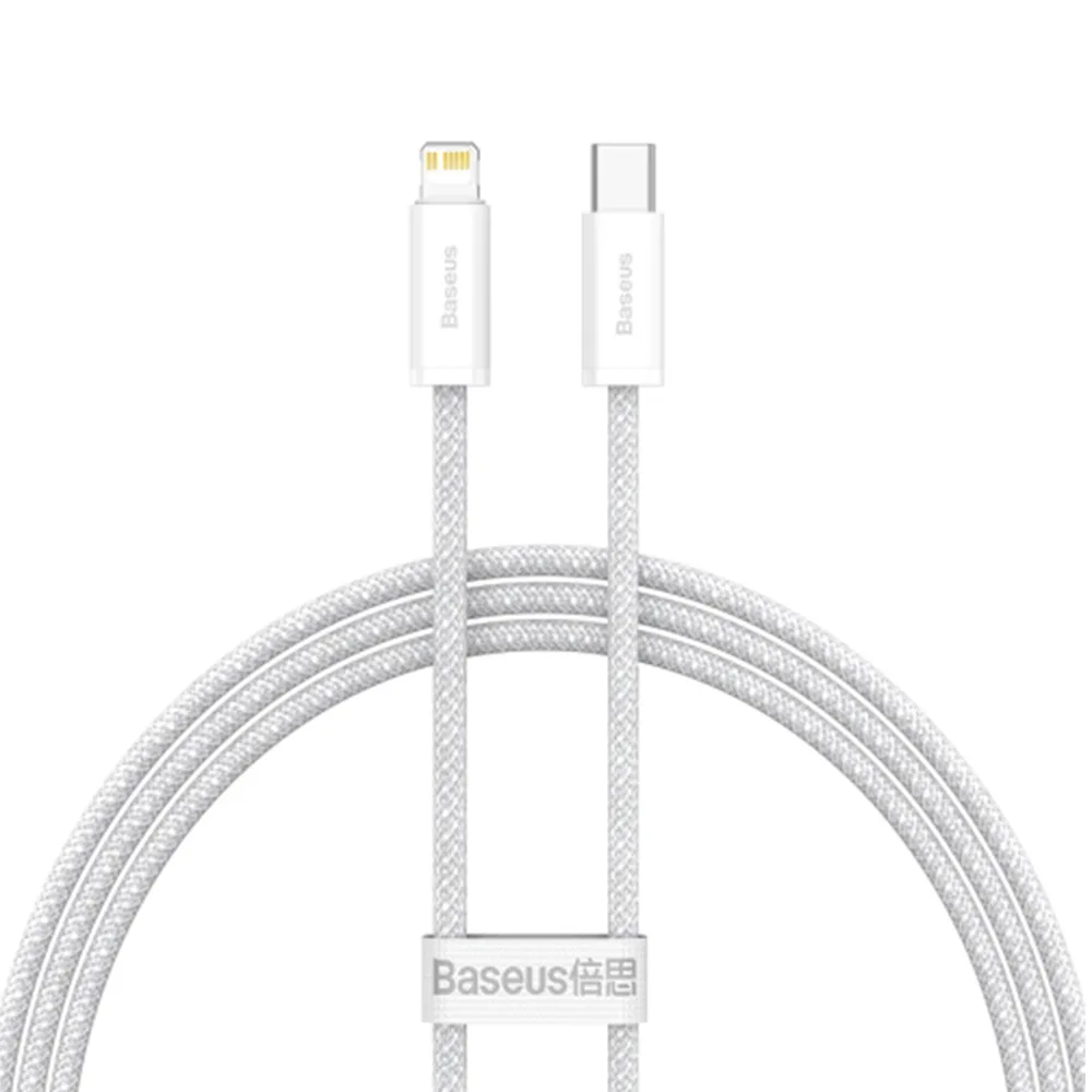 کابل تبدیل USB-C به لایتنینگ باسئوس مدل CALD000002 طول 1 متر